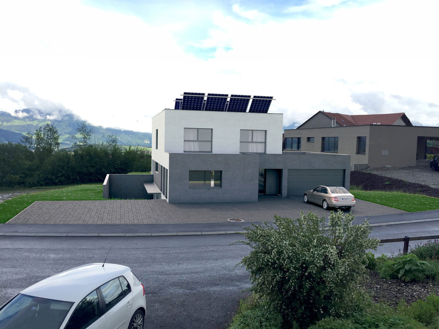 C3 Concept, visualisation 3D à Bulle. Villa Sorens